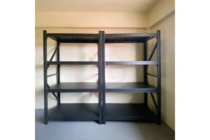 Heavy Duty 5-Layer Adjustable Storage Rack With 300kg Load For Home Garage Tool Organization