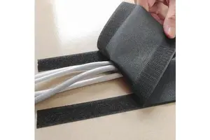Custom logo Carpet Cover Wrap Hook and Loop JDD Cable Management Sleeve Office Home Floor Wire Organizer