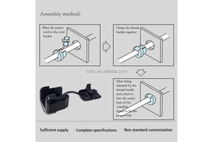 Kaixiang Supply for Listed 5n-4 Cable Organizer Black Plastic PP CE Certified Heat Resistant Strain Relief Bushing