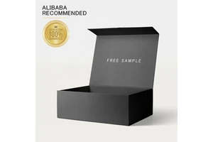 Custom Logo Luxury Box Magnetic Closure Lid Paper Rigid Cardboard Black Magnet Box Package Shoe Clothes Cardboard Gift Packaging