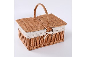 Multi-functional Wicker Storage Basket-Eco-Friendly & Breathable