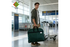 Waterproof Customizable Logo Durable Polyester Garment Suit Storage Bag for Travel