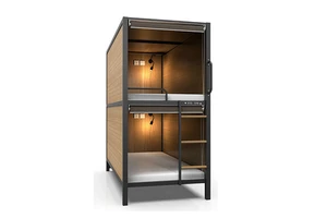 JZD Factory Sleep Pod Cabin Nap Cab Sleepbox Metal Bunk Bed Adult Capsule Bed For Sale