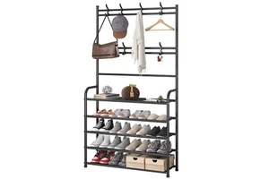 Hotsale Home Storage Organization Living Room Furniture Metal Clothes Hat Shoes Coat Racks Stand Free Standing Coat Rack