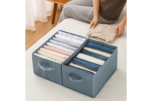Custom Pants Drawer Compartment Buggy Bag Home Clothes T-shirt Organizing Jeans Storage Box