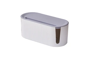 Plastic Wire Cord Organizer Storage Power Strip Management Junction Box
