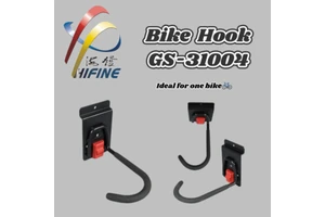 Heavy Duty Wall Mounted Bicycle Storage Hanger, Detachable Garage Bike Rack for Mountain Bikes, Garage & Home Organization
