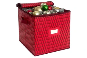 's Hot Sale Foldable Christmas Tree Organizer Storage Box Christmas Ornament for Ball Decorations