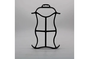 Injection Molded Plastic Body-Shaped Wire Spool Holder | Cable & Webbing Organizer Rack for Storage & Display