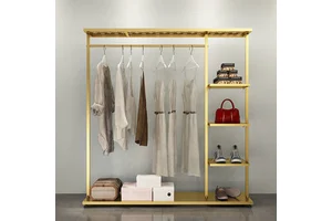 Simple and Modern Wrought Iron Coat Rack Floor Clothes Bedroom Household Storage Storage Hangers