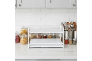 Factory Custom Tier Stainless Steel Wall Mounted Kitchen Storage Racks Heavy-Duty Durable High Quality Powder Coated OEM/ODM