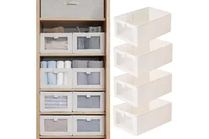 Jeans Storage Bags, Clothes Storage Boxes, Linen Storage Bags for Clothes Boxes Boite De Rangement Pliable