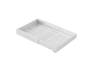 Expandable 3 Rails Pull out Cabinet Organizer No Drill Adhesive Sliding Roll Drawers SlideOut Shelves for Kitchen Cabinets