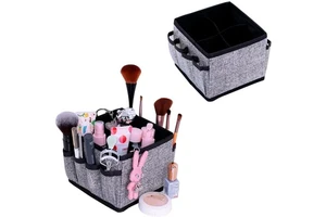 Makeup Organizer Cosmetic Storage Drawer Organizers Foldable Storage Bins