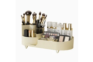 Cosmetic Storage Box Dust-proof and Moisture-proof Multi-functional Plastic Cosmetic Storage Box for Bedroom