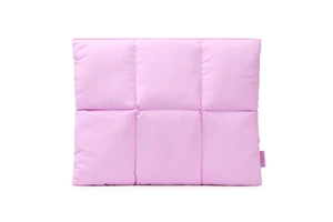 Top Rated Puffer Makeup Bag Soft Cotton Padded Cosmetic Zipper Pouch Nylon Puffy Travel Bag