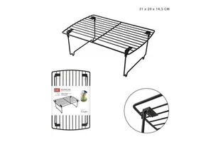 Kitchen Folding Shelf 31x20x14.5cm Cabinet Organizer