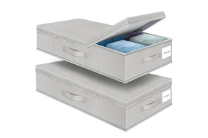 Maximize Space Under Bed Storage Containers & Underbed Solutions Closet Organizers Blanket Storage Essentials Storage Bag