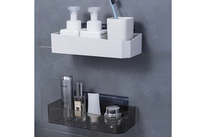 Makeup Organizer 6L Capacity Wall Mounted Cosmetic Storage Box PP Wholesale Eco-friendly Acrylic Storage Boxes & Bins PE Modern