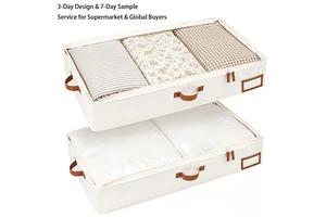 Bedding Storage Bags Under the Bed Clothing Closet Bed Sheet Quilt Duvet Cover Clothes Organizer Bins Box