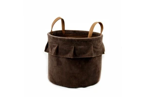 Large Foldable Fabric Storage Basket, Weaving Basket With Handle, Storage Box for Home Organization and Storage