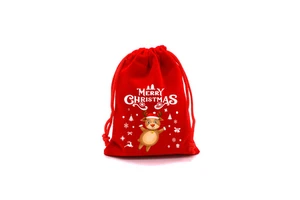 Christmas Cookie and Candy Storage Velvet Bags Can Be Customized in Color and Pattern According to Your Needs