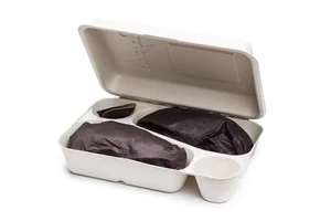 Customized Eco-friendly Pulp Boxes For Shoes Packaging Storage Pulp Box Multi-usage Box