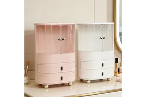 Dust-proof Design Cosmetics, Skin Care Products and Beauty Tools Storing Displaying Cosmetics Storage Box