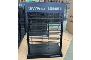 Modern Eco-Friendly For Metal Powder Coated Custom Display Rack With Easy Assembly For Quartz Stone Tile Indoor/Outdoor Use