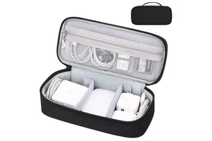 Oxford Wires Storage Case Travel Electronic Organizer Bag Portable Charger Cord Holder USB Cable Storage Box Digital Accessories