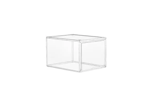 Acrylic Transparent Foldable PET Shoe Storage Box with Thickened Magnetic Closure Anti-Oxidation Moisture-Proof Multi-Functional
