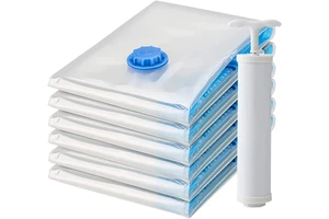 Save Storage Space Bedroom Organization Quilts Blankets Clothes Storage Vacuum Seal Bags With Travel Hand Pump