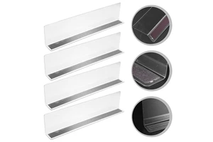 Custom OEM ODM Eco-Friendly Durable Transparent PVC Shelf Divider Panel for Kitchen Cabinet Fridge Pantry Organization