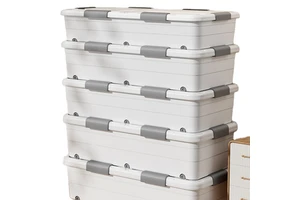 Household Low Flat Belt Wheel Clothes Under Bed Storage Box Drawer Type Large Capacity Sorting Storage Cabinet