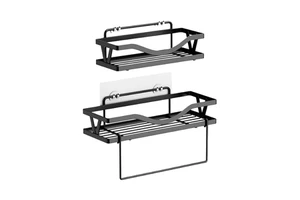 Wall Mounted Metal Bathroom Storage Rack
