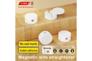 Wholesale Custom Logo Durable Magnetic Cable Holder Bulk ABS Plastic Wire Organizer OEM ODM Service YINSTECH Electronics