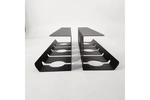 Cable Management Tray Metal Raceway No Drill Super Sturdy Wire Organizer for Kitchen Bathroom Wardrobe C Clamp Portable Modern