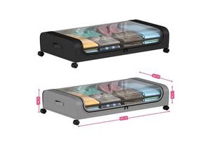 Large Capacity Under Bed Storage Bag With Wheels and Lid Bedroom Storage Containers for Clothes Shoe Blanket Toy Book