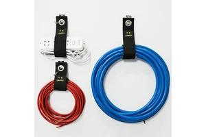 Heavy-Duty Reusable Storage Straps Multipurpose Extension Cord Cable Ties Efficient Organization Loop Hook Loop Tapes