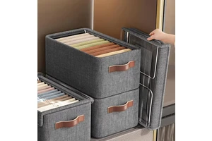 New Arrivals Reusable Quilt Under Bed Waterproof Laundry Desktop Collapsible Fabric Storage Box