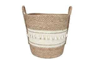 Wicker Woven Storage Basket 3pc Set Vegetable Storage Basket & Organization