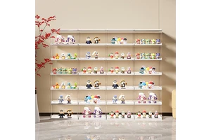 8041-1 Transparent Plastic Folding Stackable Shoes Storage Shoe Box
