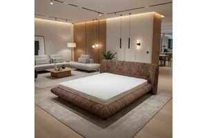 VONLIVA Luxurious Adjustable Modern Oak Wooden Storage Kids Bed With Wall Drawers