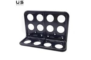 Wire Management PVC Black Plastic Wire Support Bracket Rack-A-Tiers H2 Homer Helper Cable Organizer