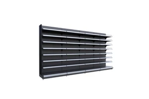 2023 Hot Sale Heavy Duty Gondola Shelving Grocery Display Rack Single Side Supermarket Shelves