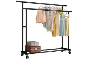 Manufacturers Coat Rack Stand with Shelf Clothes Hanger with Storage Floor Standing