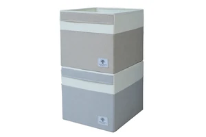 Thickened Assorted Colors Fabric Foldable Storage Folding Box Bin Cubes Basket Collapsible Toy Under Bed Storage Box