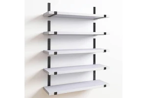 Wall-mounted Wooden Floating Partition Storage Rack, Shelf, Solid Wood Combined Shelf and Rack, Suitable for Solid Walls