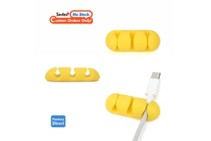 Wholesale Portable Silicone Cable Management Desk Wire Organizer for Headphone Cell Phone Mini Wall Mounted Cable Clip Hooks