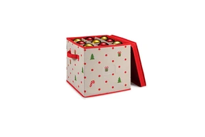 Custom 30x30x30cm Polyester One Handle Storage Box with Lid Storage Boxes Foldable Shoe Box Transparent Foldable CLASSIC Square
